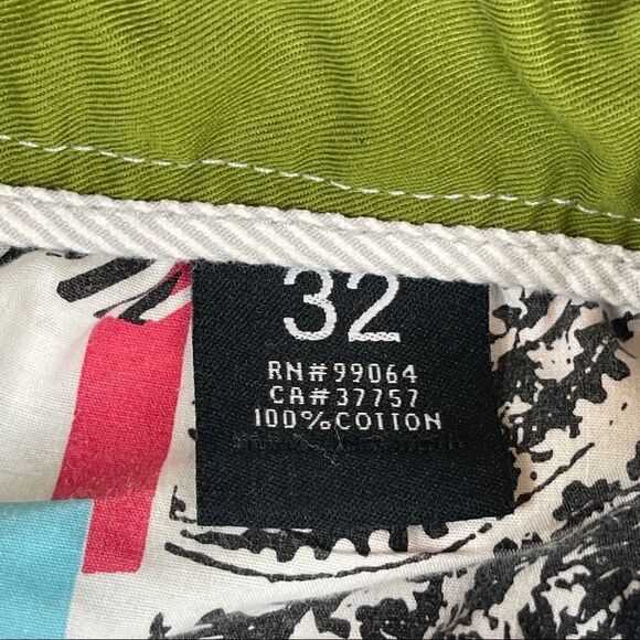 Billabong Vintage Y2K Skate Pants Casual Men’s Size 32 Gray White Stripe - Picture 7 of 13